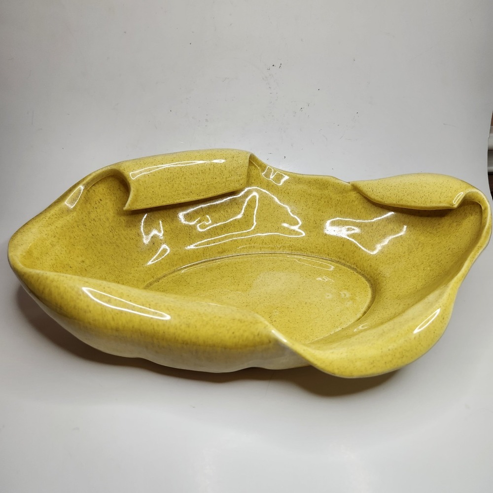 VTG‎ Red Wing USA MCM Console Bowl Yellow M 1468 100th Anniversary Edition